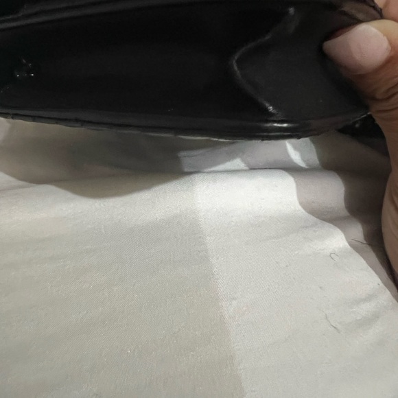 Chanel black on black wallet on a chain bag - Picture 5 of 15